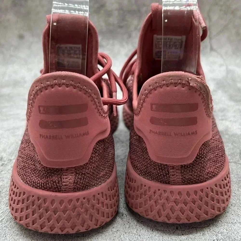 4550. ADIDAS PHARRELL PINK DIP DYED LACE UP RUNNING SNEAKER SHOES SIZE‎ WMN 6.5